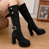 レザー調 サイド ファスナー | レースレディース | 詳細画像1