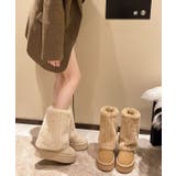 ボリューム ファー付き ムートン風 | レースレディース | 詳細画像9