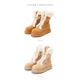 ファー付き レースアップ 厚底 | レースレディース  | 詳細画像2 