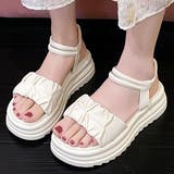 くしゅ ストラップ 厚底 | レースレディース  | 詳細画像1 