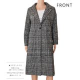 グレンチェック ロング チェスター | レースレディース  | 詳細画像3 