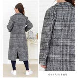グレンチェック ロング チェスター | レースレディース  | 詳細画像8 