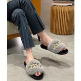 メタリックチェーン ファー オープン | レースレディース  | 詳細画像7 