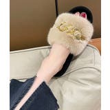 メタリックチェーン ファー オープン | レースレディース  | 詳細画像9 