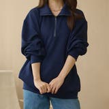 DAYRA スタンドカラー ハーフジップ | レースレディース | 詳細画像1