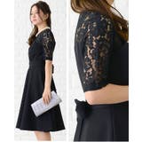 パーティードレス 花柄レース ビスチェ | レースレディース  | 詳細画像6 