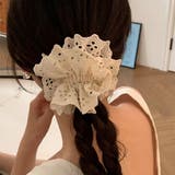 【3点セット】カット レース シュシュ | レースレディース | 詳細画像1