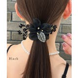 【2点セット】クリアビーズ付き ボタニカル シアー | レースレディース  | 詳細画像3 