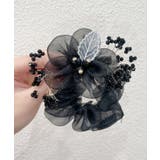 【2点セット】クリアビーズ付き ボタニカル シアー | レースレディース  | 詳細画像9 