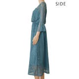 レース切替 ロングワンピース パーティードレス | レースレディース | 詳細画像15