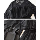 黒ロングワンピース パーティードレス S～XL | レースレディース  | 詳細画像26 
