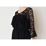 黒ロングワンピース パーティードレス S～XL | レースレディース  | 詳細画像27 