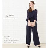 パーティードレス 七分袖 パンツスーツ | レースレディース  | 詳細画像10 