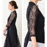 ハイネック パーティードレス 総レース | レースレディース  | 詳細画像6 