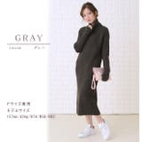 リブニットワンピース ニットワンピース ハイネック | レースレディース  | 詳細画像10 