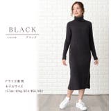 リブニットワンピース ニットワンピース ハイネック | レースレディース  | 詳細画像7 
