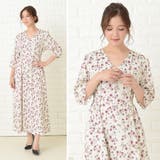 花柄ワンピース フラワープリント 、マキシ | レースレディース  | 詳細画像16 