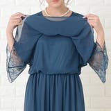 ロング丈 パンツドレス シフォン | レースレディース  | 詳細画像13 