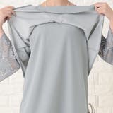 花柄レース袖 パーティドレス ワンピース | レースレディース | 詳細画像8