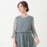 シフォンロングドレス パーティードレス ロング丈 | レースレディース  | 詳細画像14 