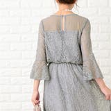 レース切替 ロングワンピース パーティードレス | レースレディース | 詳細画像11