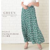 小花柄 ロング プリーツスカート | レースレディース | 詳細画像10