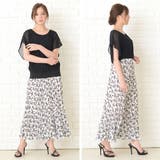 小花柄 ロング プリーツスカート | レースレディース | 詳細画像18