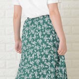 小花柄 ロング プリーツスカート | レースレディース | 詳細画像5
