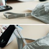 ノンワイヤーブラ カップ付き ハーフトップブラ | レースレディース  | 詳細画像13 