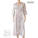 花柄ワンピース フラワープリント 、マキシ | レースレディース  | 詳細画像18 