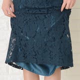 ビジュー付 レーススカート ミモレ丈ドレス | レースレディース  | 詳細画像15 