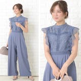 パンツドレス オールインワン 無地 | レースレディース  | 詳細画像7 