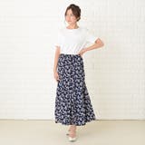 花柄ロングスカート フラワープリント レース | レースレディース | 詳細画像12