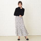 花柄ロングスカート フラワープリント レース | レースレディース | 詳細画像16