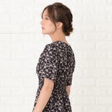 小花柄 レトロ ワンピース | レースレディース  | 詳細画像4 