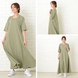 マキシワンピース ワンピ Tシャツワンピース | レースレディース  | 詳細画像15 