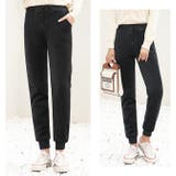 裏起毛 スウェットパンツ ブラック | レースレディース | 詳細画像12