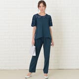 パーティードレス レース半袖 パンツドレス | レースレディース  | 詳細画像19 