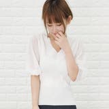 ボリュームスリーブ半袖 五分袖 ニットシャツ | レースレディース  | 詳細画像8 