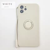 リング一体型シリコンケース ストラップ付き iPhone12 | レースレディース  | 詳細画像11 