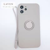 リング一体型シリコンケース ストラップ付き iPhone12 | レースレディース  | 詳細画像12 