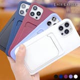 カードポケット付き カード収納 iPhoneケース | レースレディース  | 詳細画像1 