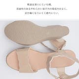 ウェッジソールサンダル アンクルストラップ サンダル | レースレディース | 詳細画像6