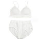 ブラジャーショーツセット ノンワイヤー リブ | レースレディース | 詳細画像17