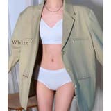 ブラジャーショーツセット ノンワイヤー リブ | レースレディース | 詳細画像6