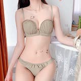 ブラジャーショーツセット ノンワイヤー ブラジャー | レースレディース  | 詳細画像1 