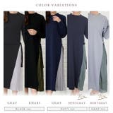 サイドプリーツ ワンピース 長袖 | レースレディース  | 詳細画像6 