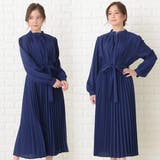シャツ風 ロング シフォン | レースレディース | 詳細画像12