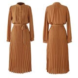 シャツ風 ロング シフォン | レースレディース | 詳細画像17