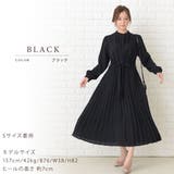 シャツ風 ロング シフォン | レースレディース | 詳細画像7